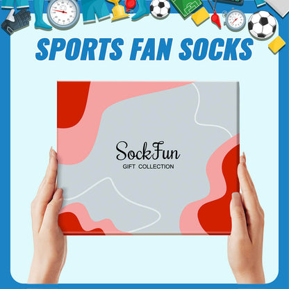 Men Women Sports Gifts - Baseball Basketball Soccer Gifts, Racing Golfing Socks