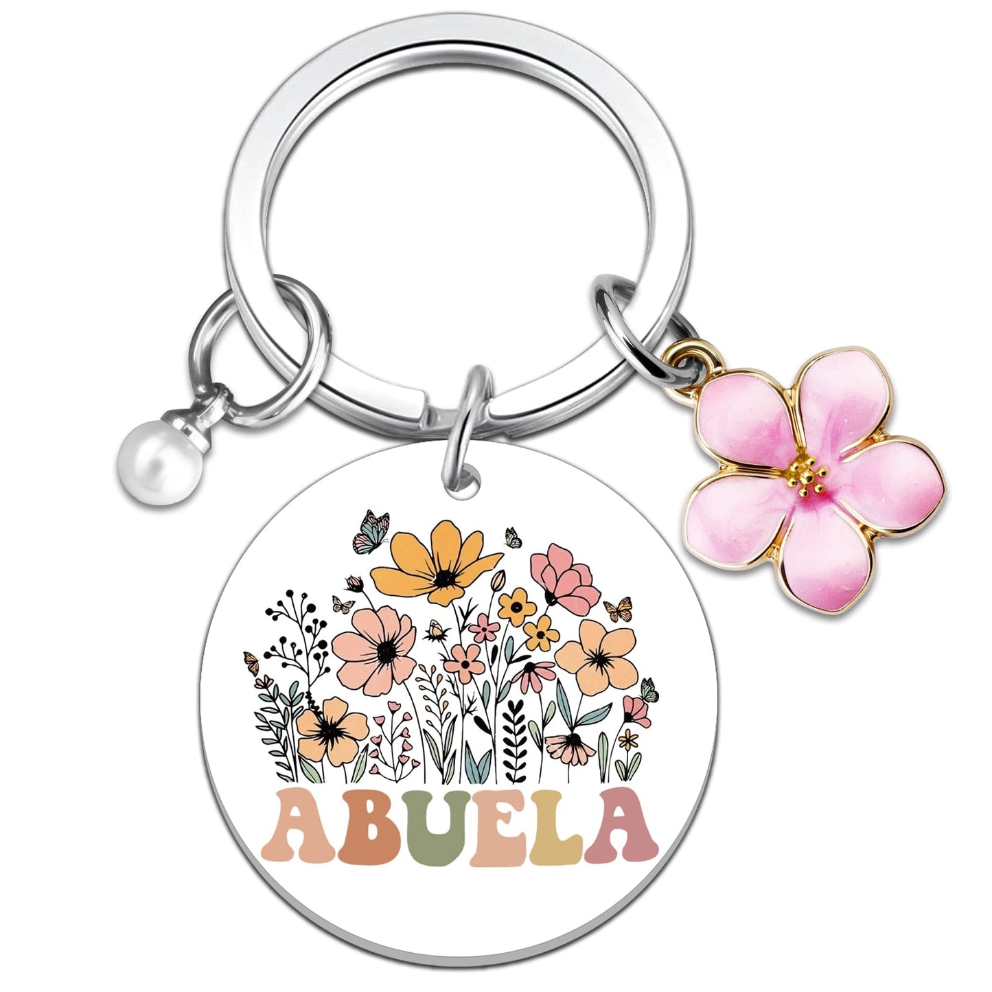 Abuela Gifts for Grandma Keychain Abuelos Birthday Gifts for Women Best Abuelita Mother's Day Christmas Gift for Abuela