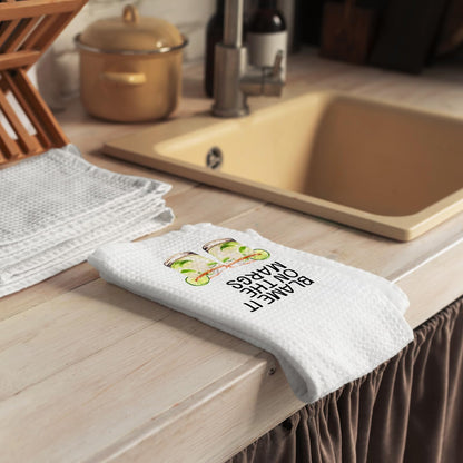 Spicy Margaritas Kitchen Towels, Gifts for Margarita Lovers Dish Tea Towels for Kitchen Decor, Blame It on the Margs Decorative Hand Towels for Cocktail Bar Cart, 16x24 Inch