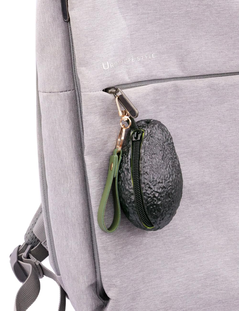 Avocado Coin Purse Pouch, Funny Novelty Wallet Gifts For Avocado Lover Women Kids, Portable Small Storage Bag Money Key Bag Keychain, Realistic Looking Cute Decorations, Wristlet Wallets