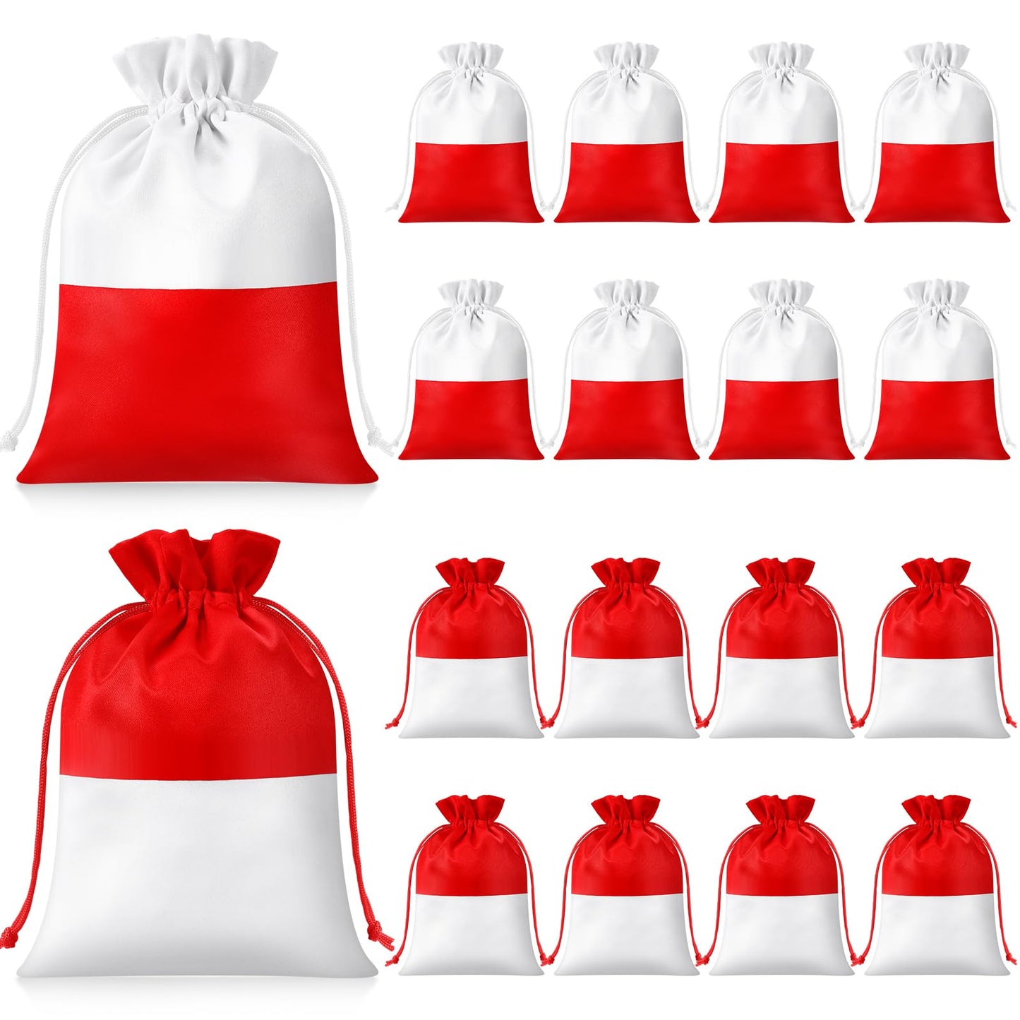 Locmeo 16 Pcs Cartoon Animation Party Gift Bags Drawstring Bags Animation Themed Supplies Birthday Party Decoration for Kids Cartoon Supplies