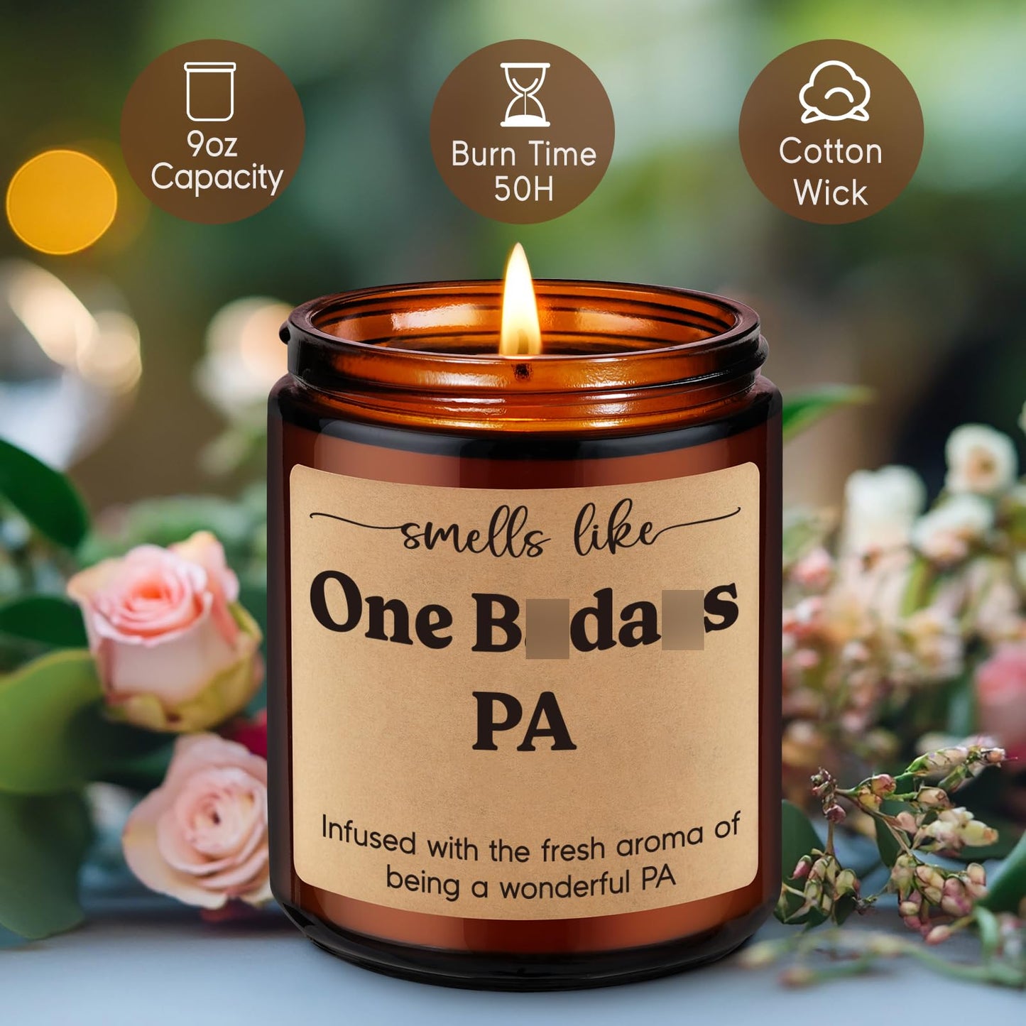 Fairy's Gift Candle, Physician Assistant Gifts for Women Men, PA Week, Physician Assistant Graduation Gifts, PA School Essentials, White Coat Ceremony, Mothers Day, Bday Presents for Medical Students