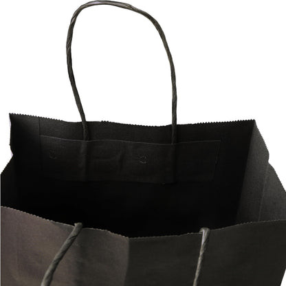 SUNCOLOR 25-Pack Black Gift Bags with Handles, 8x4.5x10 Inch Medium Kraft Paper Bags for Party Favors, Retail, Halloween, Weddings