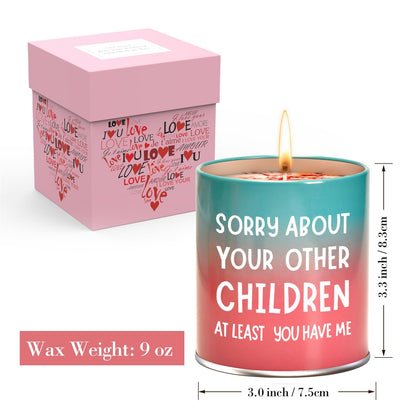 Christmas Birthday Gifts for Mom from Daughter Son Kids, Stocking Stuffers Mothers Day Gifts for Mom, Funny Gift Ideas, Anniversary Mother Presents,9oz Scented Candles