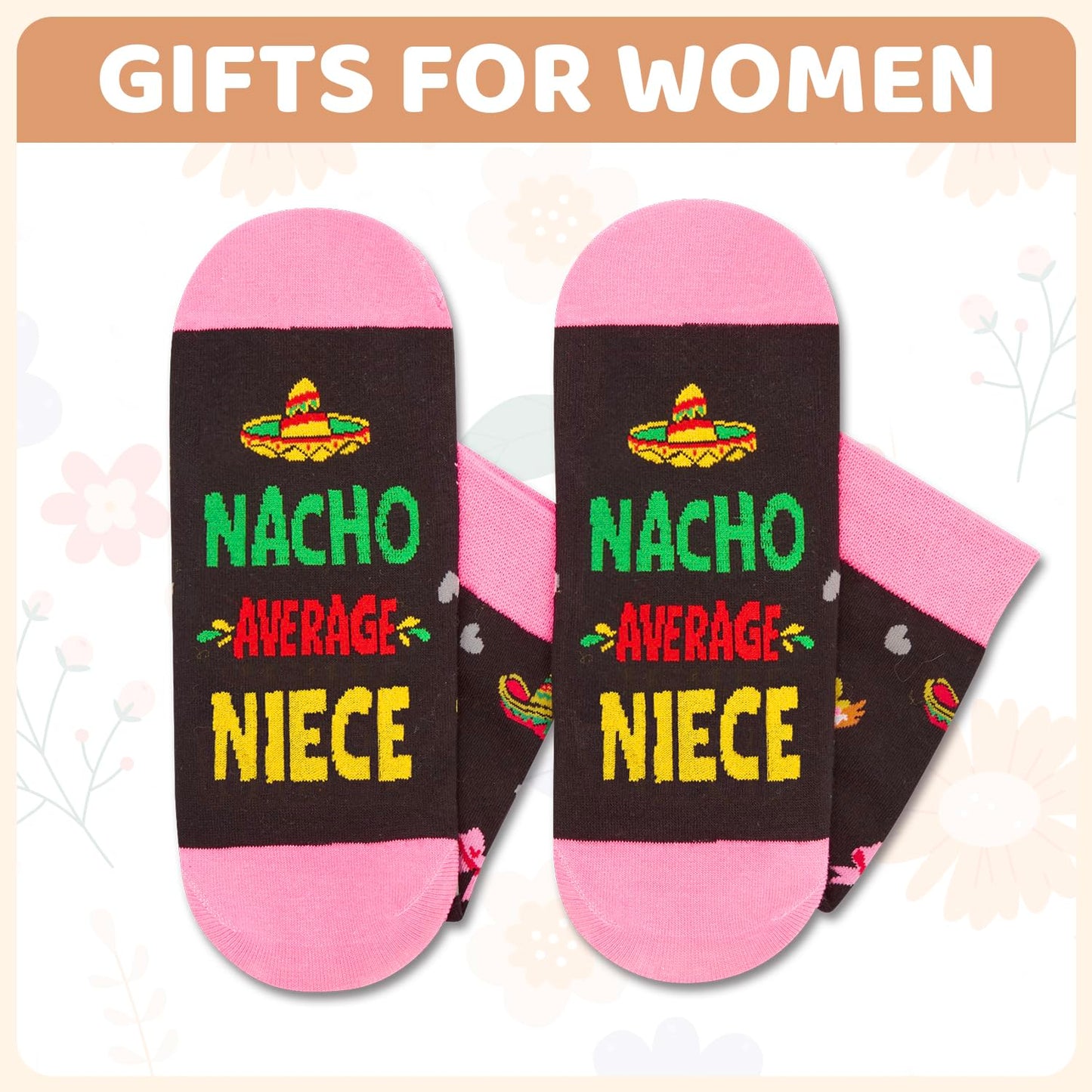 HAPPYPOP Mothers Day Gifts - Mother Daughter Sister in Law Socks, Aunt Niece Sister Socks