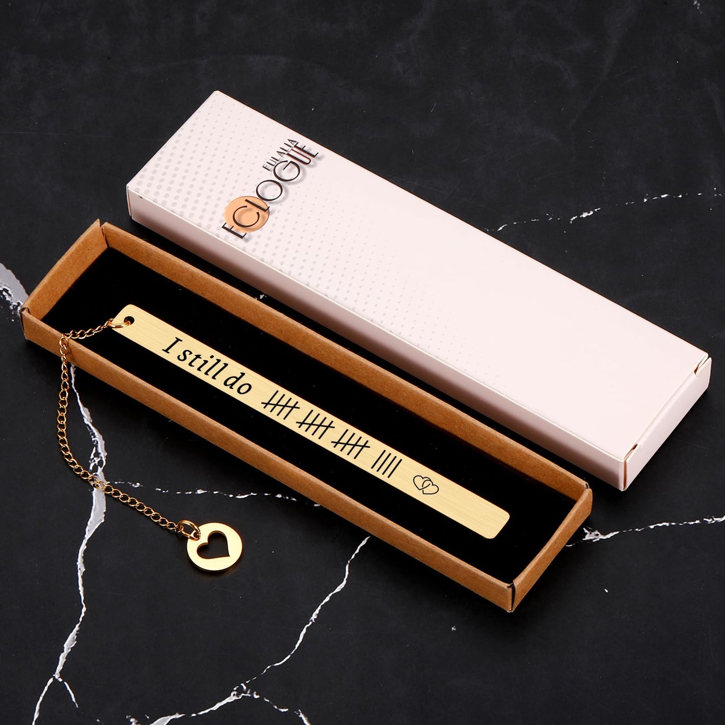 19 Years Anniversary Bookmark Gifts for Him Her Bronze 19th Anniversary-Wedding Gift for Couple Wife Husband Bookmark Gift for Women Men Book Lovers Wedding Christmas Valentines Birthday I Still Do