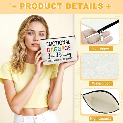 Mxrymvu Hostess Gift Makeup Bags Funny Gifts for Women Birthday Gifts for Friends Sister Mom Female Ideas Gag gifts Girls Cosmetic Bags for Anniversary Wedding Christmas Makeup Travel Pouch