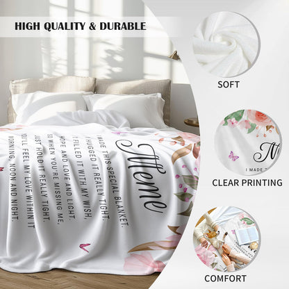 Mothers Day Meme Gifts, Meme Birthday Gift for Grandma, Grandma Birthday Present, Grandmother Present from Grandkids, Grandmother Throw Blanket 60" X 50"