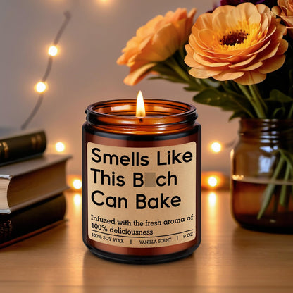 GSPY Candle, Gifts for Bakers, Baking Gifts for Women, Men - Funny Mothers Day Bake Present for Baking Lovers, Bread Bakers, Pastry Chef - Sourdough, Birthday Ideas for Friend, Culinary Student, Woman
