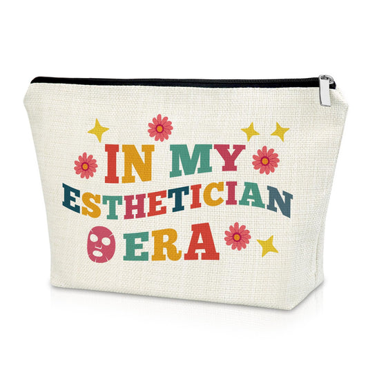 Sazuwu Esthetician Gifts for Women Makeup Bag Graduation Gifts for Her Makeup Artist Skin Therapist Cosmetic Bag Dermatologist Doctor Gifts Christmas Birthday Present for Beautician