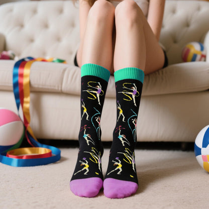 GOLIN Funny Socks Gift Idea for Women Girls - Novelty Birthday, Christmas Holiday Socks for Coach, Team, Sports Lovers