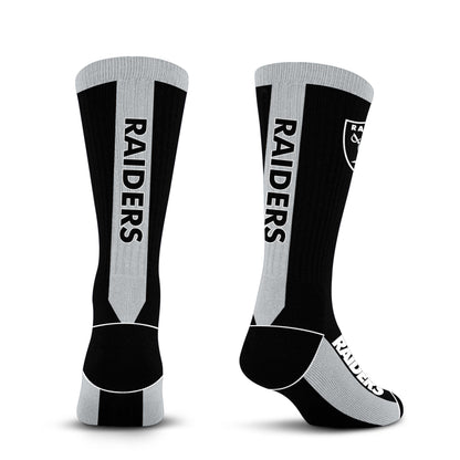 For Bare Feet NFL Unisex Mvp Crew Sock Nfl Large