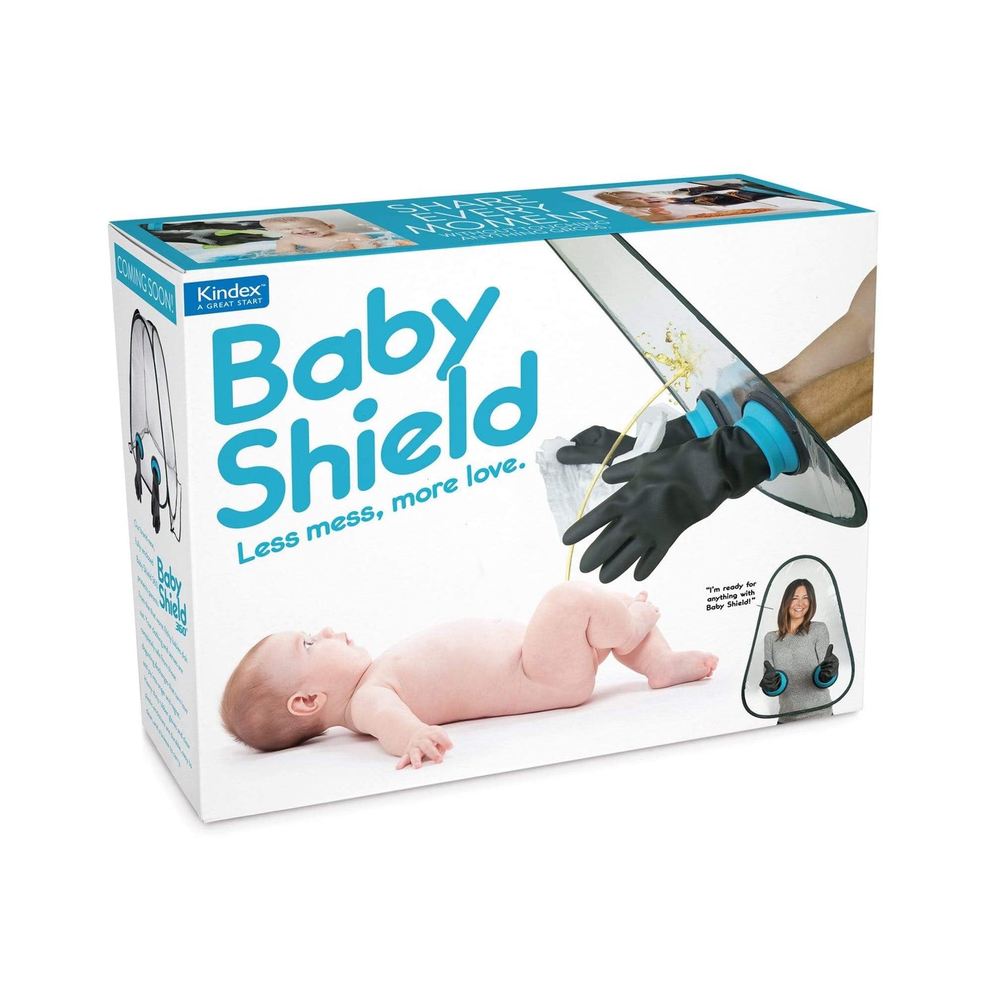 Prank-O Baby Shield Prank Gift Box – Funny Empty Gag Gift Packaging for White Elephant, Christmas & Office Parties, Hilarious Joke Gift Box to Hide Real Presents for Friends & Family