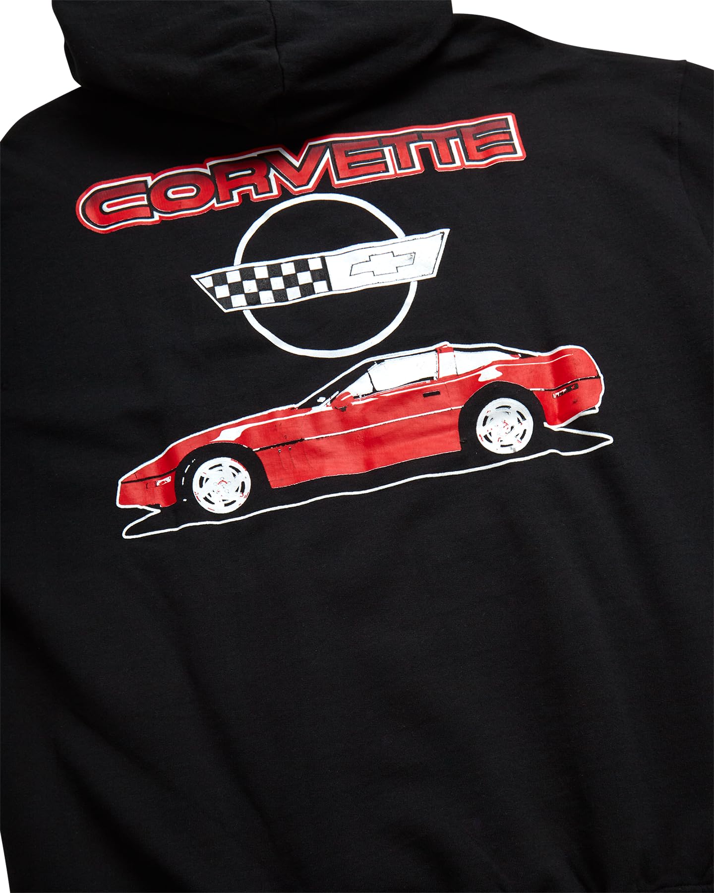 General Motors Chevrolet Corvette Mens Graphic Hoodies - Fleece Pullover Hooded Sweatshirt Cool Streetwear Hoodies (S-XL)