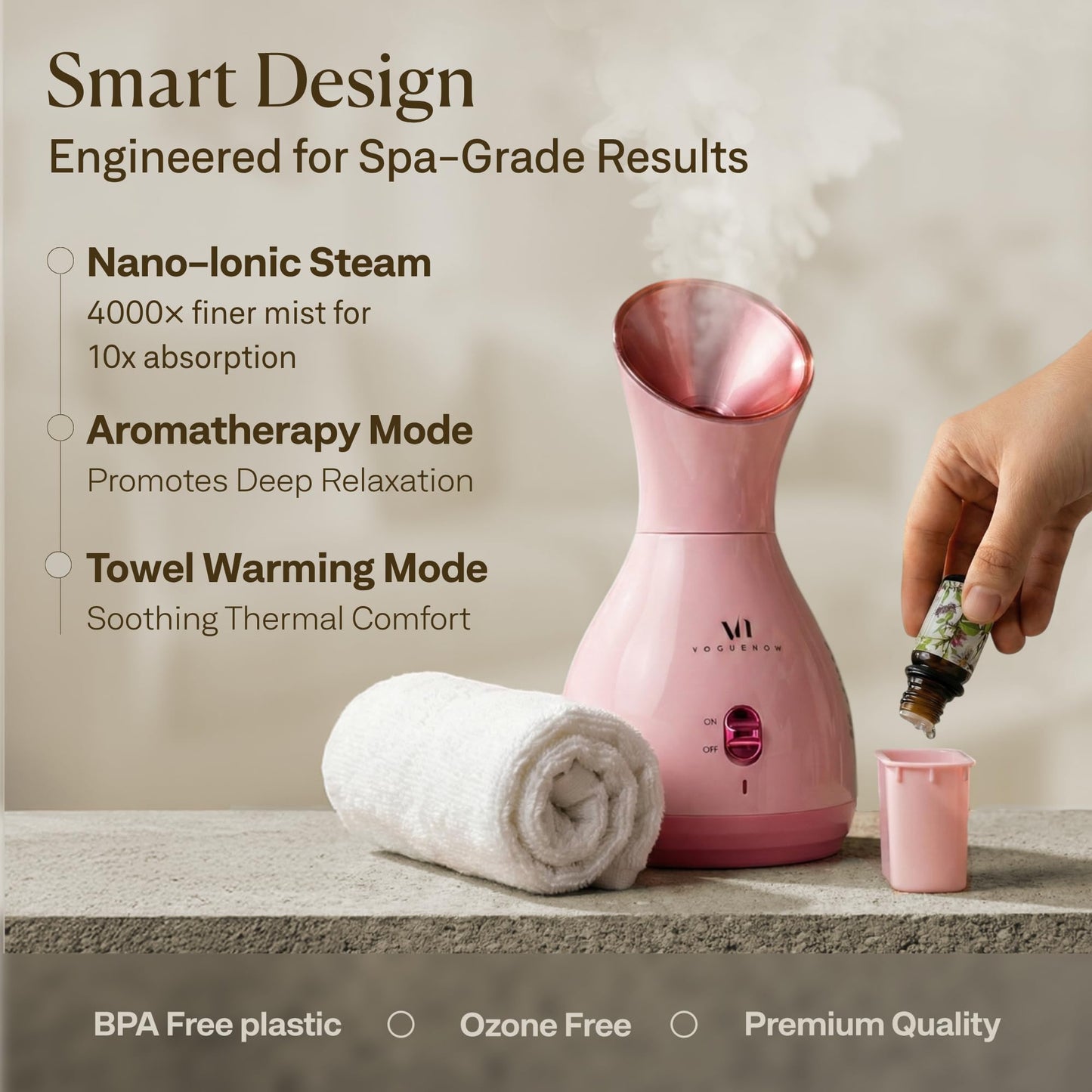 Facial Steamer Spa Kit with Complimentary 17 Skin Care Tools | Face Steamer for Facial Deep Cleaning with Towel Warmer & Humidifier Mode| Self Care Gifts for Women, Spa Gifts, Birthday Gifts for Women