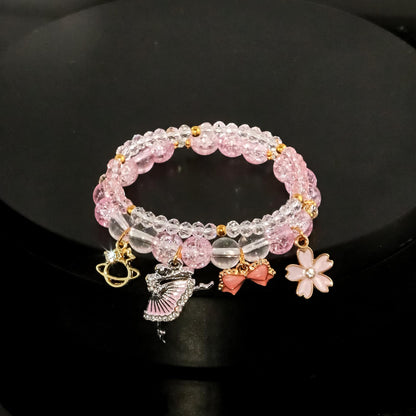 Ballerina Bracelet Dance Recital Bracelet Ballerina Blue Bracelet Cute Ballerina Dance Beaded Bracelet Ballerina Friendship Bracelets Ballerina Party Jewellery