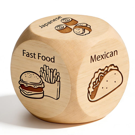 Fathers Day Dad Gift for Dad Husband from Daughter Son Wife, Anniversary Birthday Valentines Day Couples Gifts for Men Women Him Her, Date Night Food Dice Games, Stocking Stuffers for Men Women Adults