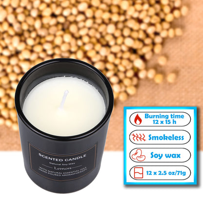 12pcs 2.5oz Scented Candles Gift Set Soy Wax Decorative Candles for Home.
