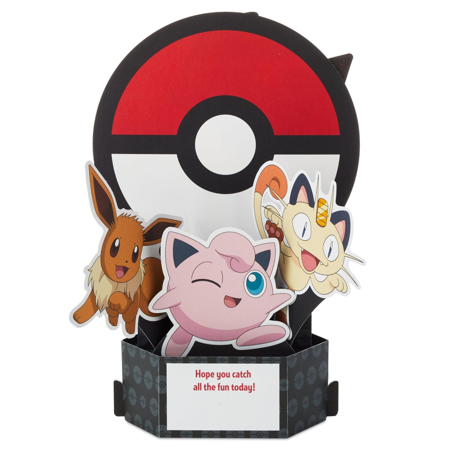 Hallmark Pokémon Pop Up Birthday Card for Kids (3D Pikachu, Charmander, Squirtle, Bulbasaur) for Birthday Boy, Son, Grandson, Nephew