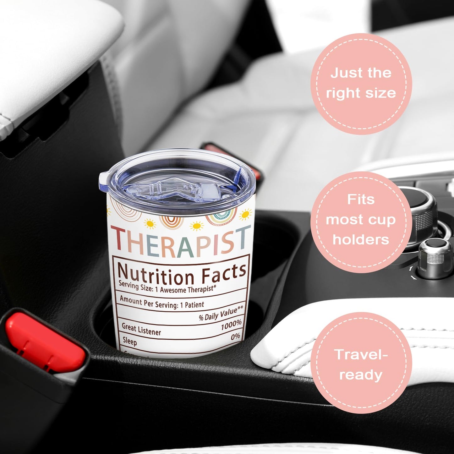 Therapist Gifts Tumbler,Respiratory Physical Speech Massage Occupational Mental Health Therapist Gifts,Therapist Office Decor,Travel Coffee Tumbler Mug 20oz
