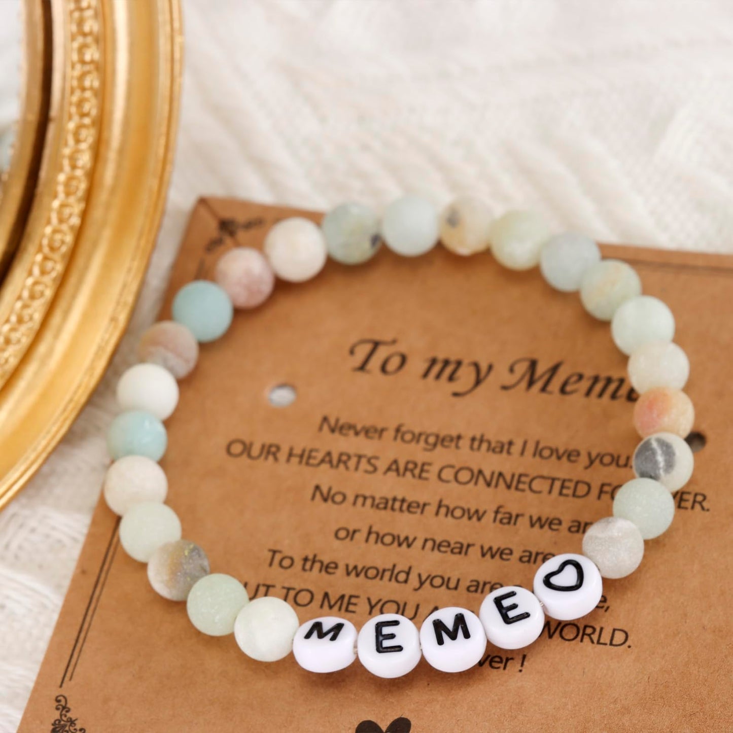 HUTIMY Gifts for Meme Birthday Women Italian Cute Grandmother Mothers Day Bracelet Meme Jewelry