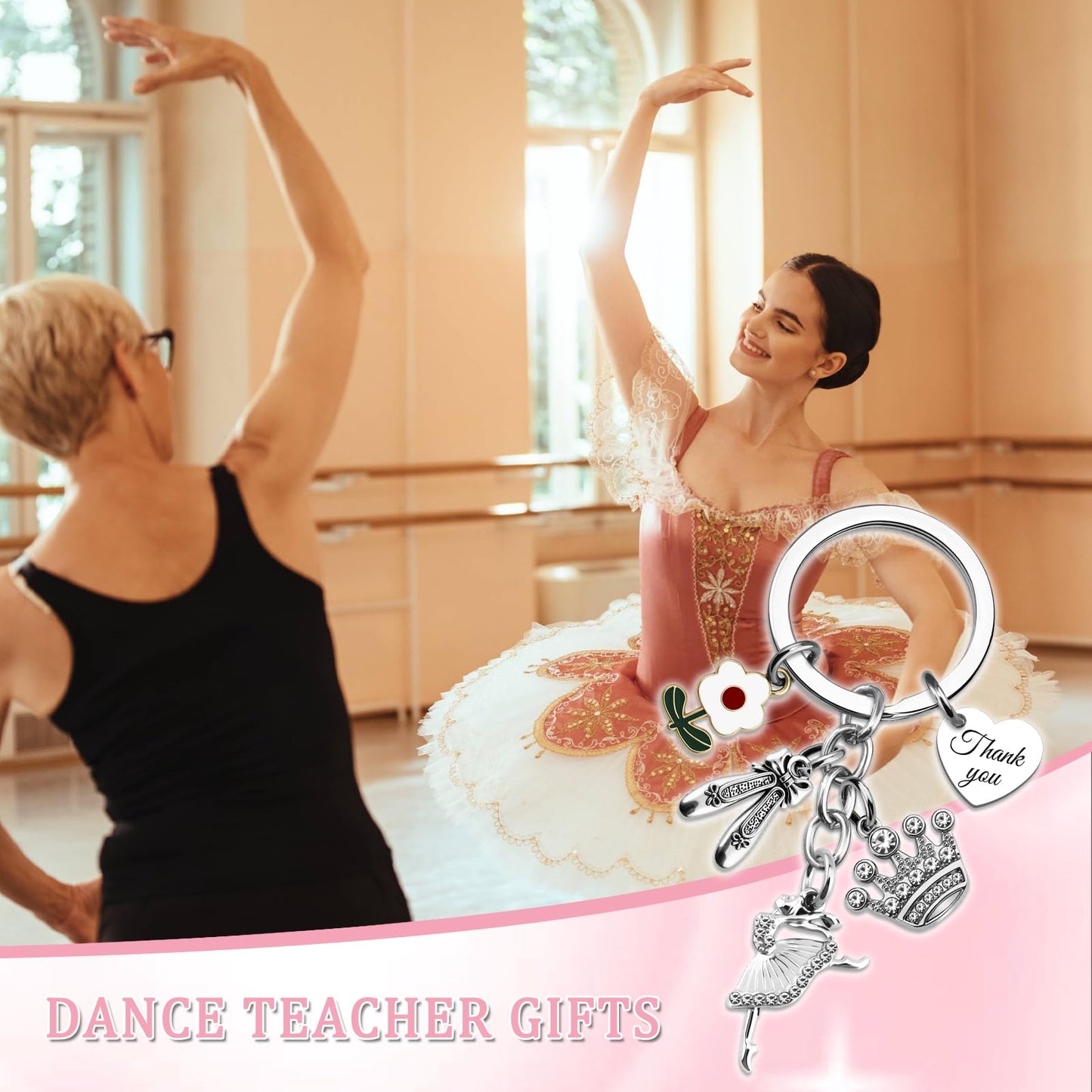 Dance Teacher Appreciation Gifts Dance Teacher Gifts For Women Men From Student Thank You For Helping Me Grow Keychain Dances Keychain Thank You Gift Ballet Dancer Gift For Instructor