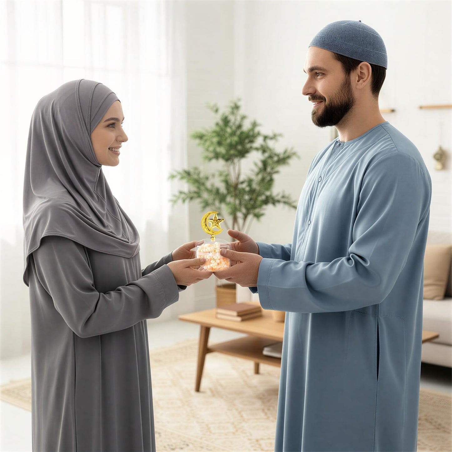 Ramadan Eid Gifts - 12 Sets Bulk Muslim Prayer Beads with Boxs Eid Mubarak Party Favors Gifts Islamic Party Supplies Religious Jewelry Favors for Ramadan Wedding Islamic Festival Birthday