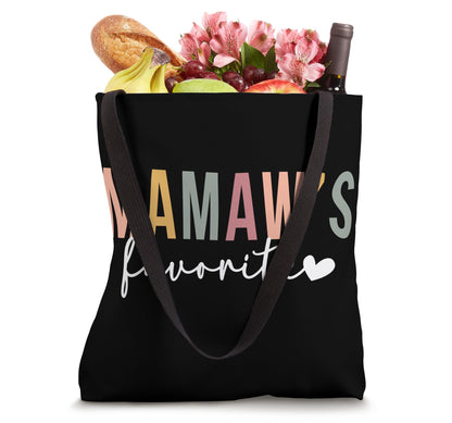 Mamaw's Favorite From Mamaw To Grandchild Tote Bag