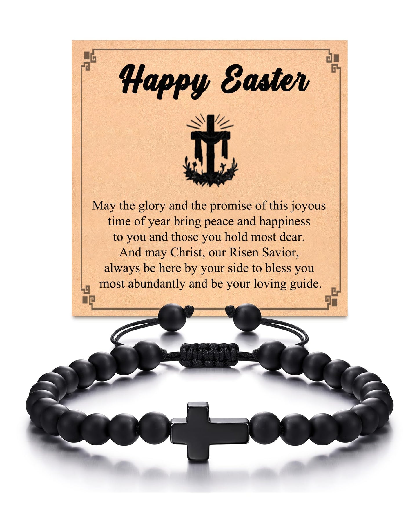 Tarsus Cross Bracelet for Men Teens, Cross Jewelry Christian Gifts for Easter, Christmas, Birthday, Valentines Day ...