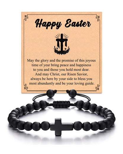 Tarsus Cross Bracelet for Men Teens, Cross Jewelry Christian Gifts for Easter, Christmas, Birthday, Valentines Day ...