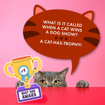 Ridley’s 100 Paw-Some Cat Joke Cards – Includes 100 Jokes for Kids and Adults, Funny Jokes for Family-Friendly Fun, Makes a Great Gift Idea