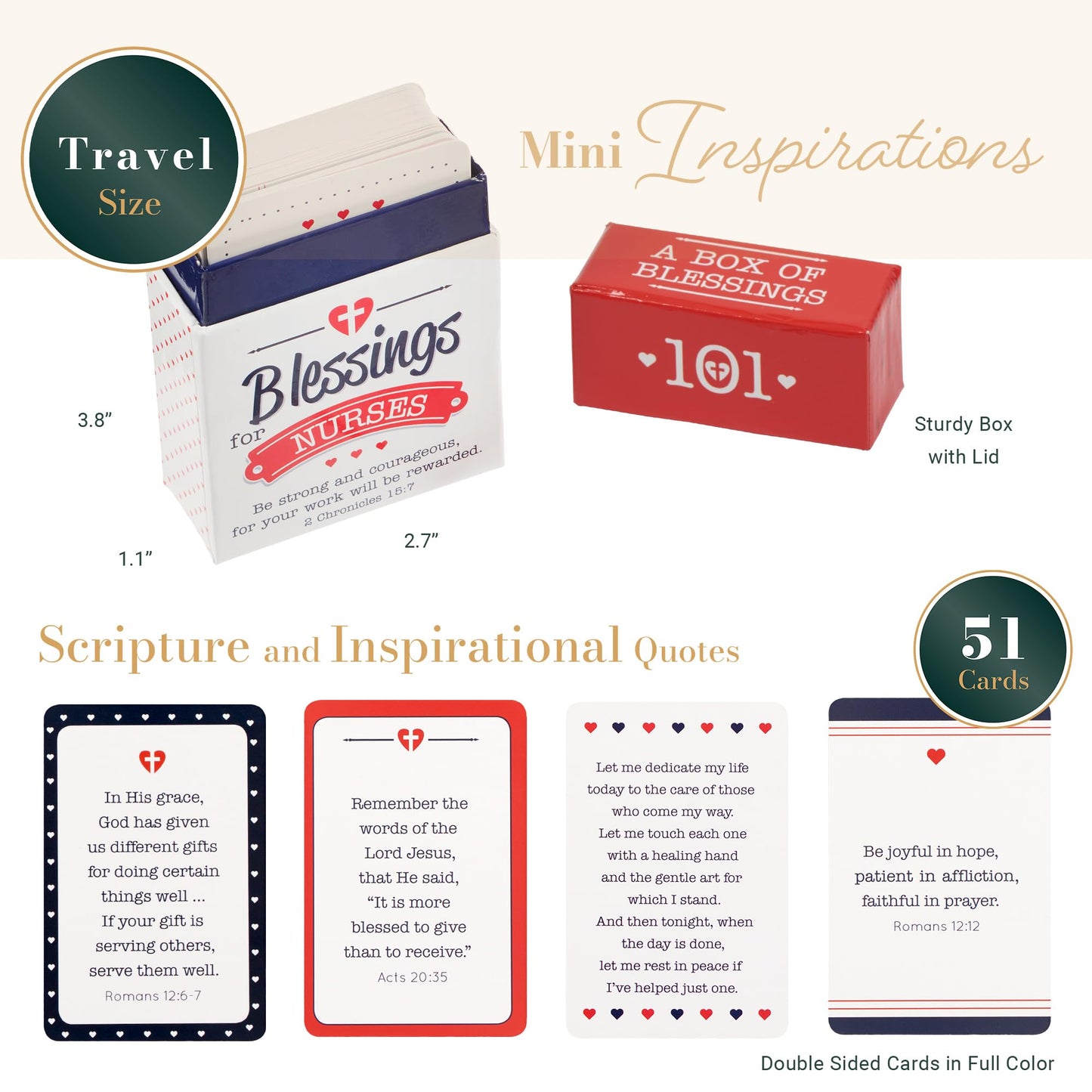 101 Blessings for Nurses, Inspirational Scripture Cards to Keep or Share (Boxes of Blessings)