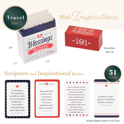 101 Blessings for Nurses, Inspirational Scripture Cards to Keep or Share (Boxes of Blessings)
