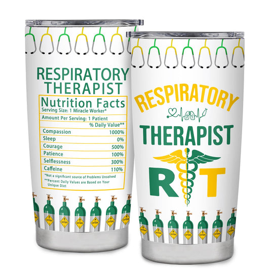 Respiratory Therapist Gifts Tumbler,RT Week Gifts,Gift for Rt On Respiratory Care Week,Travel Coffee Tumbler Mug 20oz