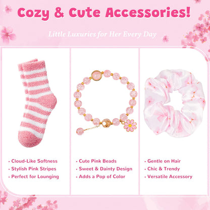 Gifts for Teen Girls, Teen Girl Gifts Trendy Stuff, Graduation Gift For Her Teens Girl, Tween, Teenager, Daughter, Sister, Best Friend Sweet 16th 18th 21st Birthday Cherry Blossom Gift