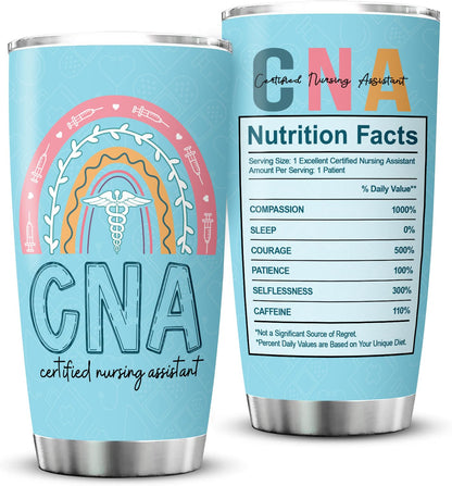 CNA Gifts CNA Week Gifts Certified Nursing Assistant Appreciation Graduation Retirement Christmas Gift Coffee Tumbler Mug 20oz