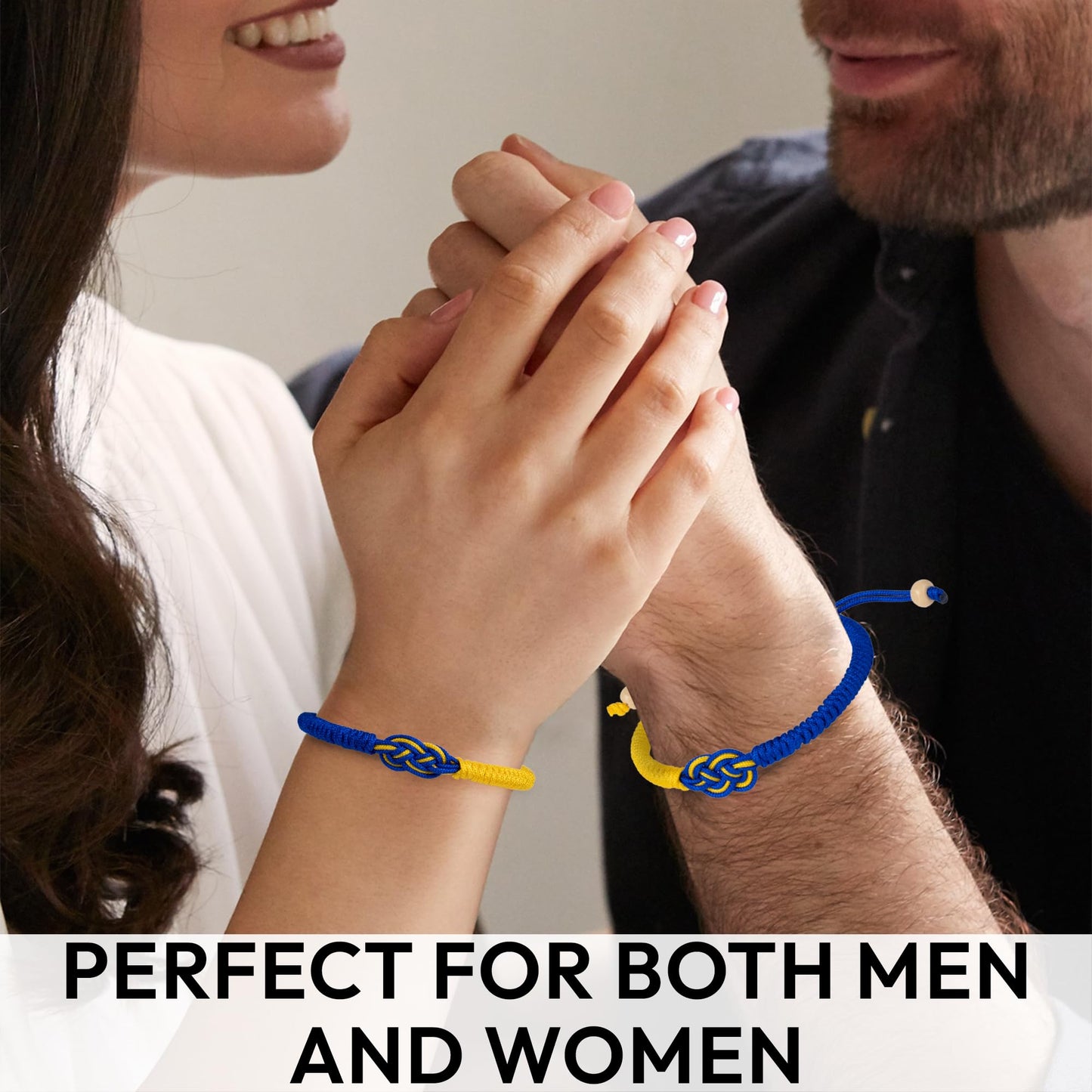 Ukraine Bracelet For Women, Men, Support Ukraine Jewelry, Infinity String Stand With Ukrainian Gifts, Blue And Yellow Flag Accessories, Proud Patriotic Product, Hope & Protection Blessing Merchandise