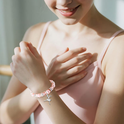 Dance Recital Gifts - Ballerina Bracelet & Ballet Dancer Jewelry