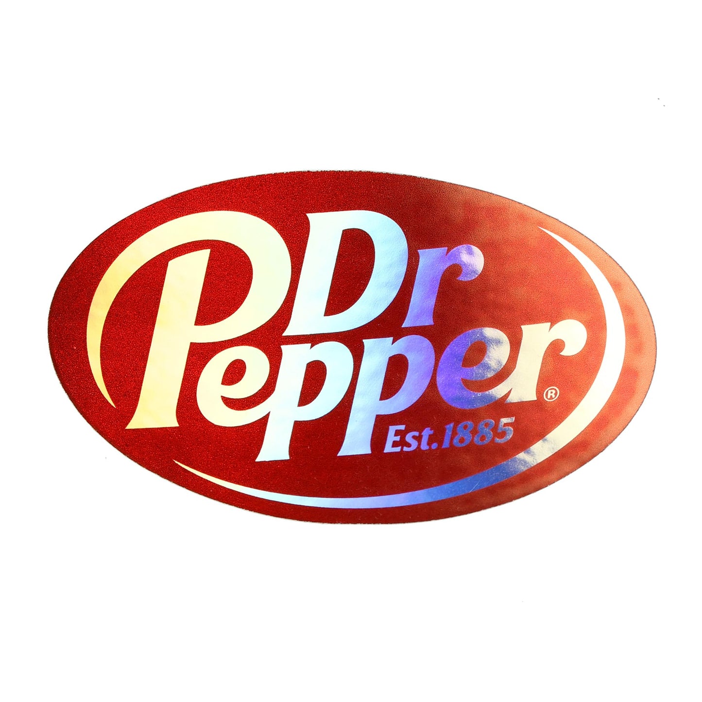 Culture Fly Dr Pepper 16 oz Travel Coffee Mug Keychain and Holographic Sticker Bundle Set