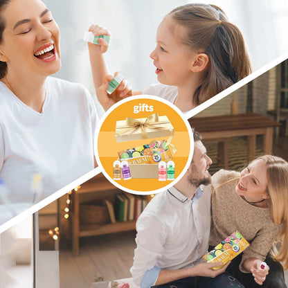 Mini Lip Balm 25 Pack, Natural Lip Balms with Vitamin E and Coconut Oil. Moisturizes for Dry Lips, Perfect for Christmas Gifts, Party Favors, Gift Bags and Small Gifts-13 Flavors