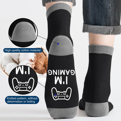 Birthday Gifts for Men Teen Boys, Valentines Day Gift for Him Boyfriend Husband, Do Not Disturb I'm Gaming Funny Gamer Socks