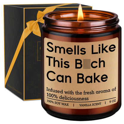 GSPY Candle, Gifts for Bakers, Baking Gifts for Women, Men - Funny Mothers Day Bake Present for Baking Lovers, Bread Bakers, Pastry Chef - Sourdough, Birthday Ideas for Friend, Culinary Student, Woman