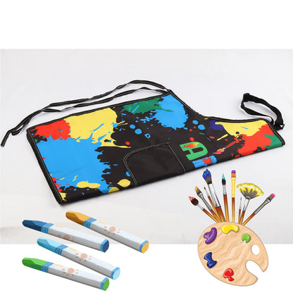 MBMSO Painting Artist Apron with Pockets Artist Painter Gifts Art Lover Gift for Art Teacher Student Painter Apron Waterproof
