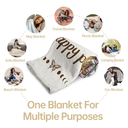 Book Lovers Gifts, Reading Blanket Gifts for Book Lovers, Unique Bookish Presents for Reader Bookworm on Birthday Christmas Soft Flannel Throw Blanket 60"x50"