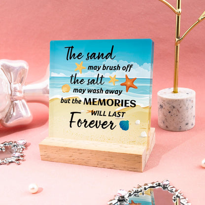 Beach Gifts for Women Ocean Room Ornaments Beach Themed Decor for Home Bedroom Birthday Christmas Thanksgiving Weeding Gifts for Friends Familys Couples House Decor