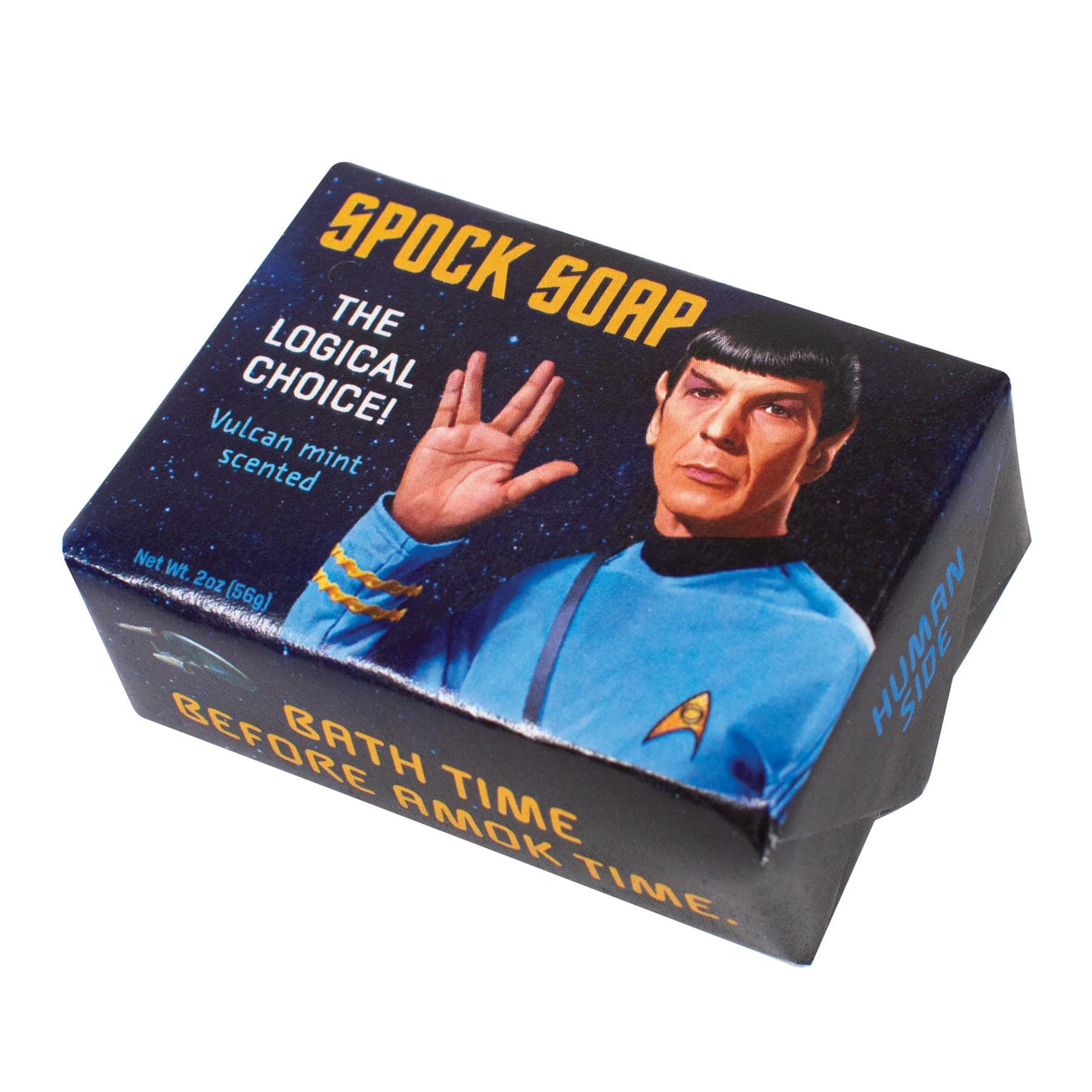 The Unemployed Philosophers Guild Star Trek Spock Soap - Made in the USA, 2oz (56g) Travel or Hotel Sized Guest Bar Soap
