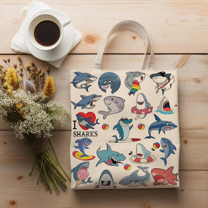DOOX Canvas Tote Bag for Women, Reusable - Gift/Shopping/Beach/Grocery Canvas Bag - Birthday & Christmas Gifts for Women