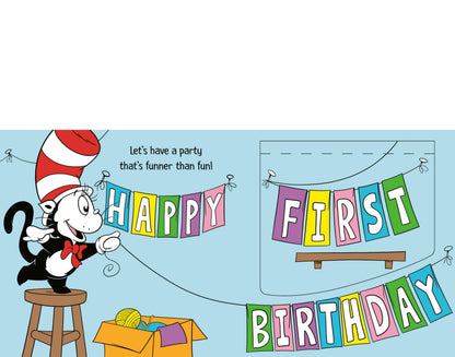 Happy First Birthday! With Dr. Seuss Babies: An Interactive Lift-the-Flap Board Book with a Mirror (Dr. Seuss Babies Board Books)