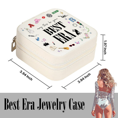 Jewelry Box, Small Jewelry Case for Taylor Fans, Taylor Gifts Merch, Portable Jewelry Case with Best Era for Bracelet, Necklace, Ring, Earring Organizer Holder Storage Boxes