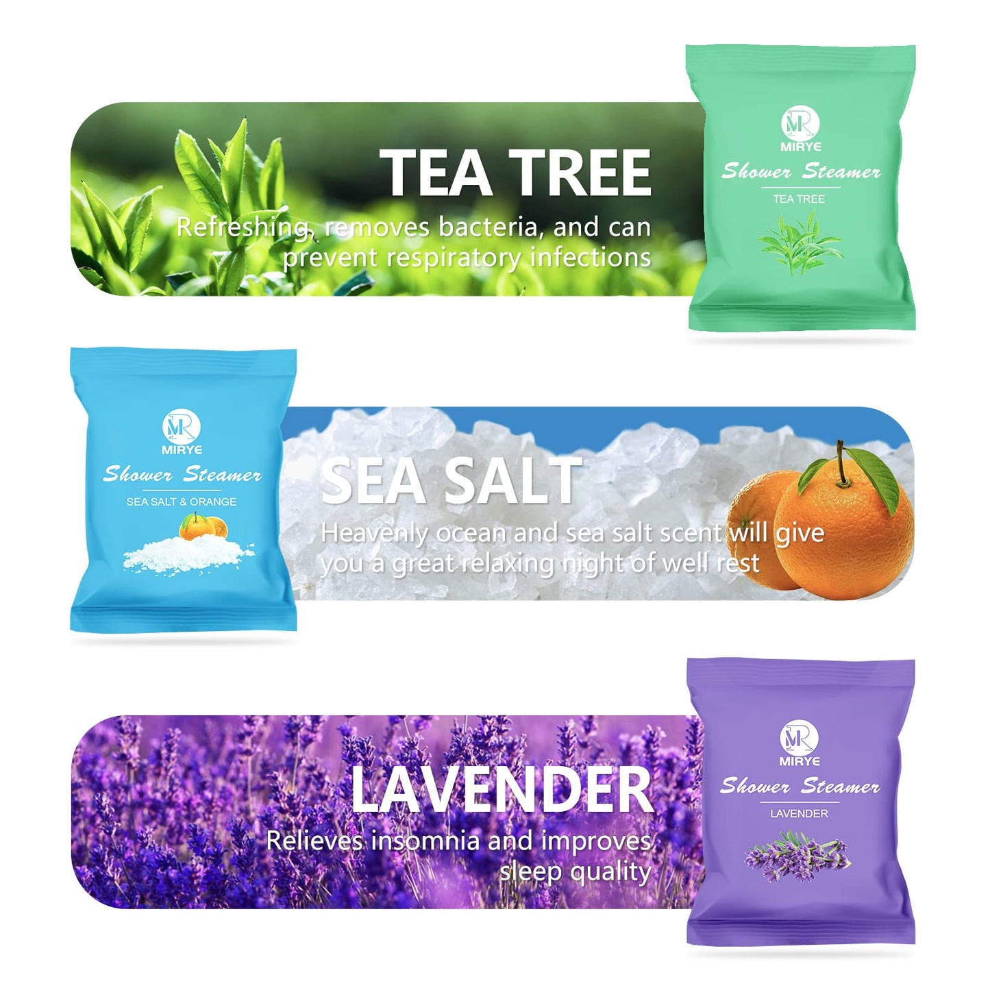 Shower Steamers Aromatherapy 24-Pack, Self Care Spa Gifts for Women& Men, Stress Relief with Natural Essential Oils, Fathers Day Spa Gifts for Husband Dad Him Adults, Appreciation Gifts